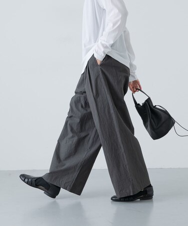 コットン2タックイージーパンツ