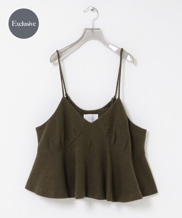 『別注』crinkle crinkle crinkle×URBAN RESEARCH　wool  lingerie cami