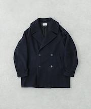 new basic　DOUBLE BREAST HALF COAT