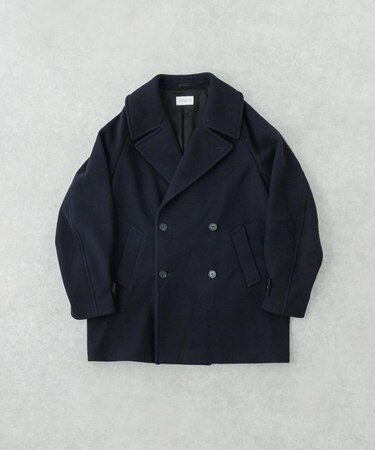 new basic　DOUBLE BREAST HALF COAT