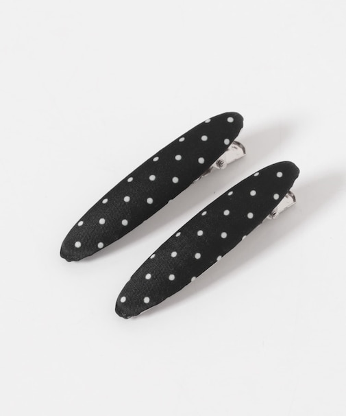 ドットサテンヘアピン