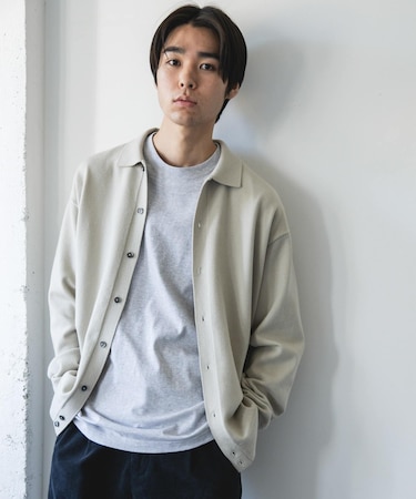 『XLサイズ／WEB限定／仁村紗和さん着用』『UR TECH 200日ニット』シャツ カーディガン