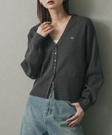 『WEB／一部店舗限定』プレートツキカーディガン