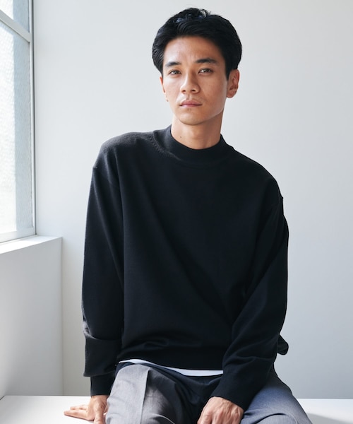 アーバンリサーチ ドアーズ（URBAN RESEARCH DOORS）/『仁村紗和さん着用』『UR TECH 200日ニット』 モックネック 仁村紗和さん着用』『UR TECH 200日ニット』 モックネック｜アーバン