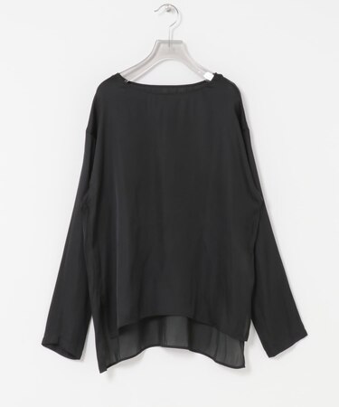 ヴィンテージサテンTシャツブラウス