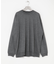 new basic　WASHABLE MERINO WOOL CREW-NECK