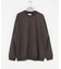 new basic　WASHABLE MERINO WOOL CREW-NECK