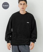 『一部WEB限定カラー』『別注』THOUSAND MILE×URBAN RESEARCH ニットフリースクルーネックプルオーバー