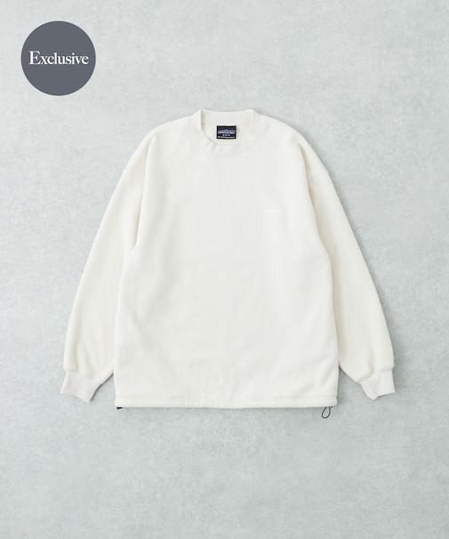 『一部WEB限定カラー』『別注』THOUSAND MILE×URBAN RESEARCH　ニットフリースクルーネックプルオーバー