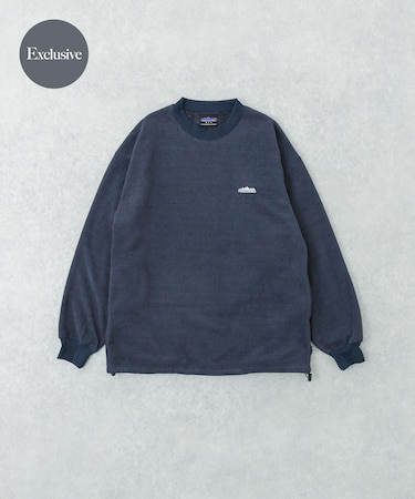 『一部WEB限定カラー』『別注』THOUSAND MILE×URBAN RESEARCH ニットフリースクルーネックプルオーバー