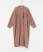 SOIL　FLOWER BANDEDCOLLAR DRESS