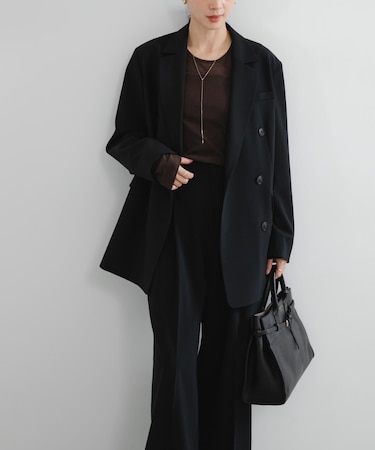 ウールブレンドテーラードジャケット