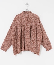 SOIL　FLOWER FRILL COLLAR SHIRTS