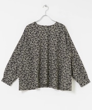 SOIL　FLOWER BACK OPENING SMOCK