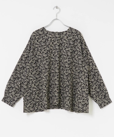 SOIL　FLOWER BACK OPENING SMOCK