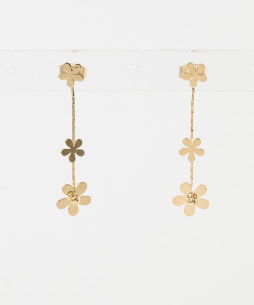 ミニフラワースウィングピアス