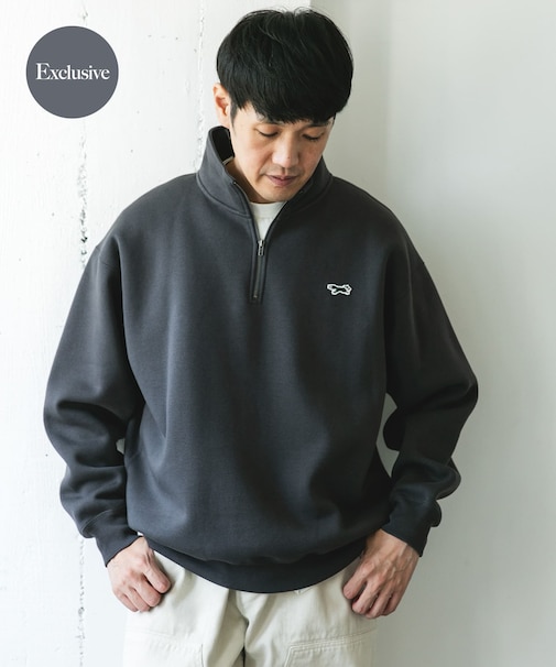 『XLサイズ／WEB限定』『別注』PENNEYS×DOORS　THE FOX ハーフジップスウェット