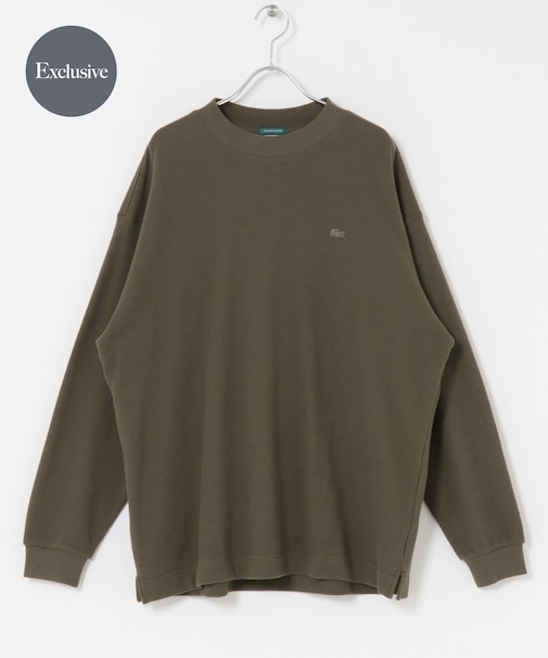 『別注』LACOSTE×DOORS　thick pique mock long-sleeve