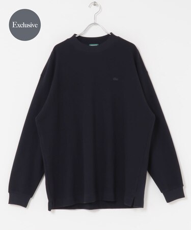 『別注』LACOSTE×DOORS　thick pique mock long-sleeve