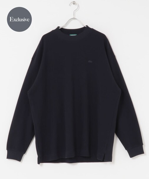 『別注』LACOSTE×DOORS　thick pique mock long-sleeve