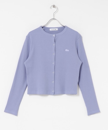 LACOSTE　リブジャージカーディガン