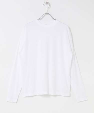 ハイツイストコットン長袖Tシャツ