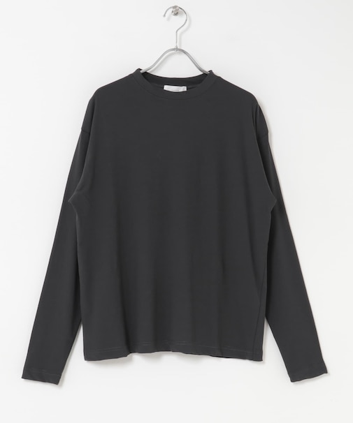 ハイツイストコットン長袖Tシャツ