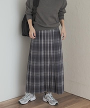『一部WEB限定カラー』チェックプリーツスカート