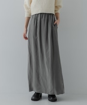 キュプラギャザーIラインスカート