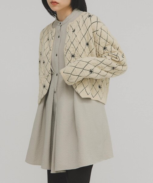 ウエストタックロングシャツ