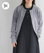 FORK&SPOON　ミラージュクルーネックニットカーディガン