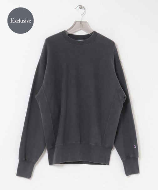 『別注』CHAMPION×URBAN RESEARCH　SNOW POWDER WASH CREW-NECK