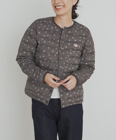 DANTON　INNERDOWN CREWNECKJACKET