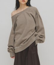2WAYルーズスウェット