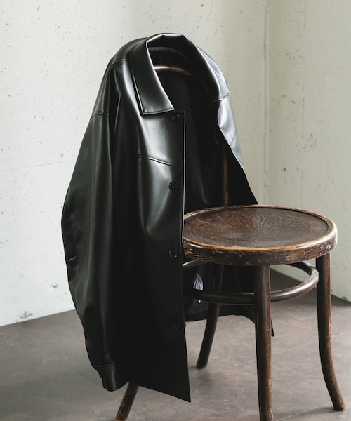 Calf Leather ミニマル シングル ライダースジャケット｜フリークス