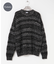 『別注』crepuscule×URBAN RESEARCH　Multi Border Mix CREW-NECK