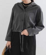 F by ROSSO オープンカラーシャツジャケット