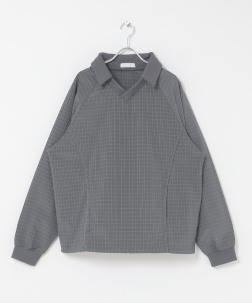 リップストップナイロンプルオーバー