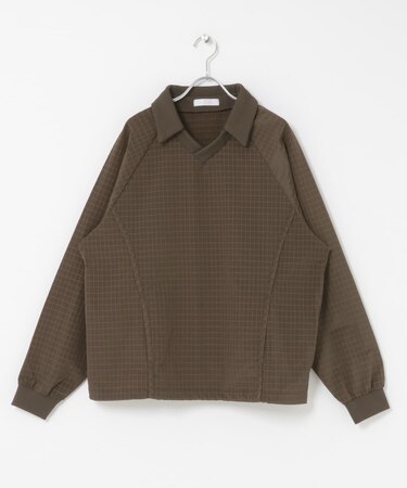 リップストップナイロンプルオーバー