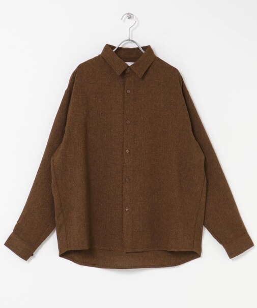 ライトツイードレギュラーカラーシャツ