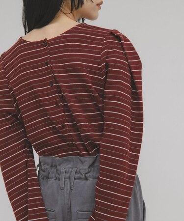 2WAYタックショルダーカーディガン