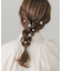 クリアフラワーパールセットヘアクリップ