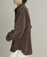 ウォッシュドコーデュロイロングスリーブシャツ