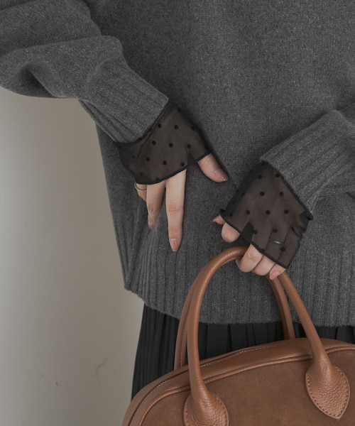 袖ドット柄切替ロングTシャツ｜アーバンリサーチの通販｜&mall