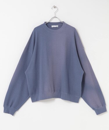フェードワッフルバルーンスウェット