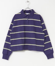 Champion　LONGSLEEVE BORDER POLO