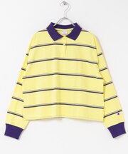 Champion　LONGSLEEVE BORDER POLO