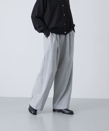 ウォッシャブルウールイージーパンツ