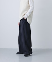 ウォッシャブルウールイージーパンツ