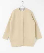 ELENDEEK　CREW-NECK RACCOON MIX WCARDIGAN